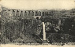 CPA Viaduc et cascade de Salles
