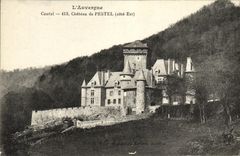 CPA Cantal Chateau de Pestel