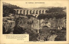 CPA Cascade de Salins pres Mauriac