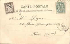 VINTAGE POSTCARD Lion sur Mer Country cottages on the Walk