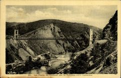 CPA Les Ponts de Treboul sur la Truyere avant l immersion