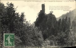 CPA Le Cantal Pittoresque Condat en Fentres La Roche Pointue