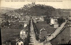 VINTAGE POSTCARD Holy Flour View Which occurred of the Station and trunk road