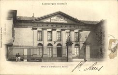 VINTAGE POSTCARD Saint Flour Hotel of the prefecture has Aurillac