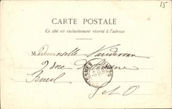 VINTAGE POSTCARD Saint Flour Hotel of the prefecture has Aurillac