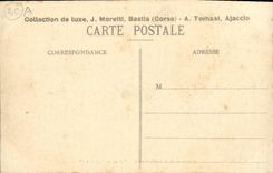 VINTAGE POSTCARD Ajaccio Rules of Napoleon L er
