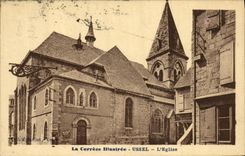 VINTAGE POSTCARD Correze lllustree Ussel L Church