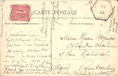 Cascadas de Correze de la POSTAL de la VENDIMIA de Gimel Redole