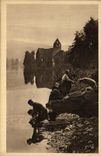 VINTAGE POSTCARD Region of the Limousin the vault of penitent on the Dordogne has Beaulieu Lavandiere