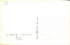 VINTAGE POSTCARD Beaulieu on the Dordogne L Apse