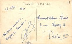 VINTAGE POSTCARD Beaulieu on the Dordogne the slopes D Altillac