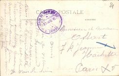 VINTAGE POSTCARD Dijon Public garden Darcy Staircases and perrons