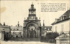 VINTAGE POSTCARD Dijon L General hospital