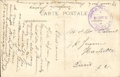 VINTAGE POSTCARD Dijon L General hospital