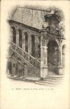 VINTAGE POSTCARD Dijon Staircase of the Tower of Bar