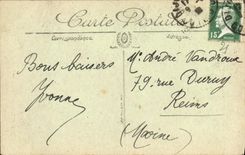 VINTAGE POSTCARD Dijon the Carnot Monument