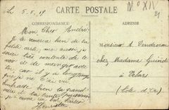 VINTAGE POSTCARD Dijon Blondat Fountain