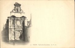 VINTAGE POSTCARD Dijon Church of Carmelite nuns
