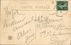 VINTAGE POSTCARD Dijon Gate of L school St Francois the Dirty ones