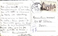 CPM Dijon Eglise Saint Michel Chambre de Commerce