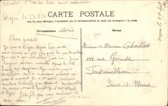 VINTAGE POSTCARD Dijon Carries Guillaume street of Freedom