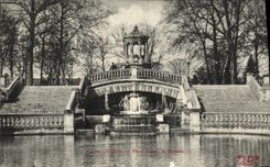 VINTAGE POSTCARD Dijon Places Darcy the Cascade