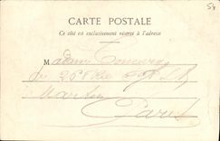 VINTAGE POSTCARD Colombey Beautiful the Avenue of the Station