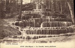 VINTAGE POSTCARD Etuf the Cascade petrifying Source