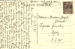 CPA Bourbonne Les Bains Un Coin Du Parc Les Vieux Donjons