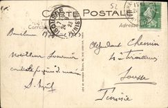 CPA Bourbonne Les Bains Panorama Vu de la Gare