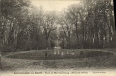 CPA Bourbonne Les Bains Parc de Montmorency Allee du milieu