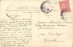 CPA Bourbonne Les Bains Parc de Montmorency Allee du milieu