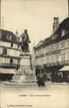 CPA Langres Statue de Diderot