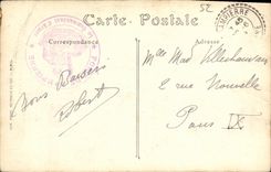 CPA Langres La Porte de l Hotel de Ville