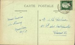 Iglesia de Nancy de la POSTAL de la VENDIMIA de la tumba de Cordeliers de Rene II