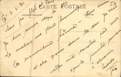 POSTAL Nancy de la VENDIMIA una esquina del lugar de Estanislao