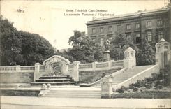 CPA Metz La nouvelle Fontaine a l Esplanade