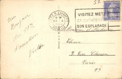 CPA Metz La Porte Serpenoise