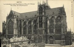 CPA Metz La Cathedrale et Place St Etienne