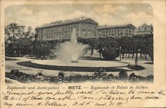CPA Metz Esplanade et Palais de Justice 