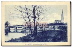 CPA Metz La Moselle an Pont Des Morts
