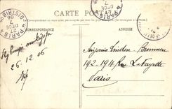 VINTAGE POSTCARD Luneville Church St Maur