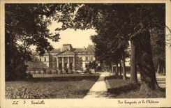 VINTAGE POSTCARD Luneville thickets and the Castle