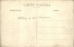 VINTAGE POSTCARD the War in Lorraine in Luneville German Cuttings off under The coast of Militaria Vines