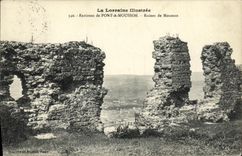 VINTAGE POSTCARD Environs of Bridge has Mousson Ruins of Monsoon