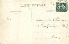 VINTAGE POSTCARD Environs of Bridge has Mousson Ruins of Monsoon