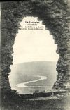 VINTAGE POSTCARD Valle of the Moselle taken of the Ruins of Monsoon