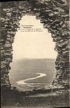 VINTAGE POSTCARD illustrated Lorraine the Valley of the Moselle taken of the Ruins of Monsoon