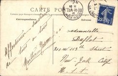 VINTAGE POSTCARD Holy Lyon Cyr with the Mount D Gold L Church