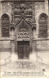VINTAGE POSTCARD Dijon Parish church Saint Michel gate of the Southern transept